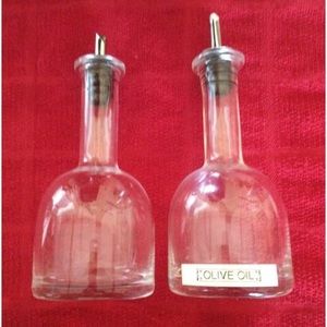 Oil Vinegar Cruets Long Neck Flow Neck Dressing Salads Healthy Living